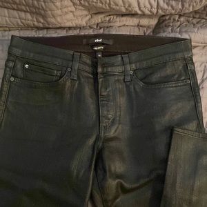 Else waxed ankle skinny jeans